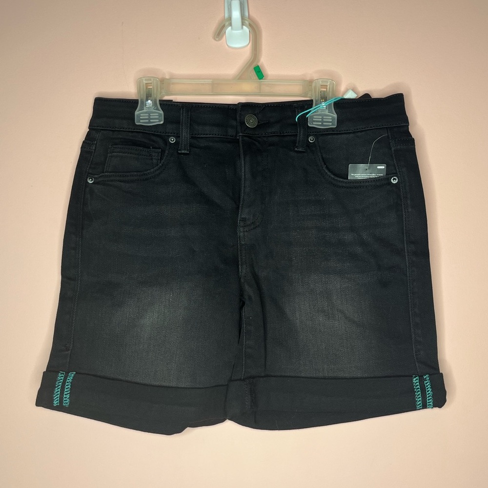 NWT LuLaRoe Black Jean Boyfriend Shorts